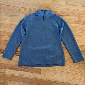Blue Quarter-Zip Pullover